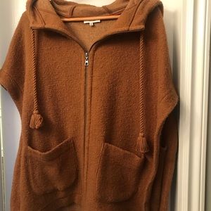 Oversized zip up sweater